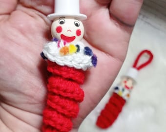 Worryworm clown