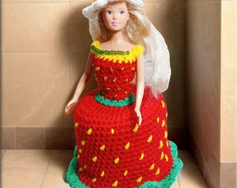 Strawberry Girl, poupée cachée de papier toilette