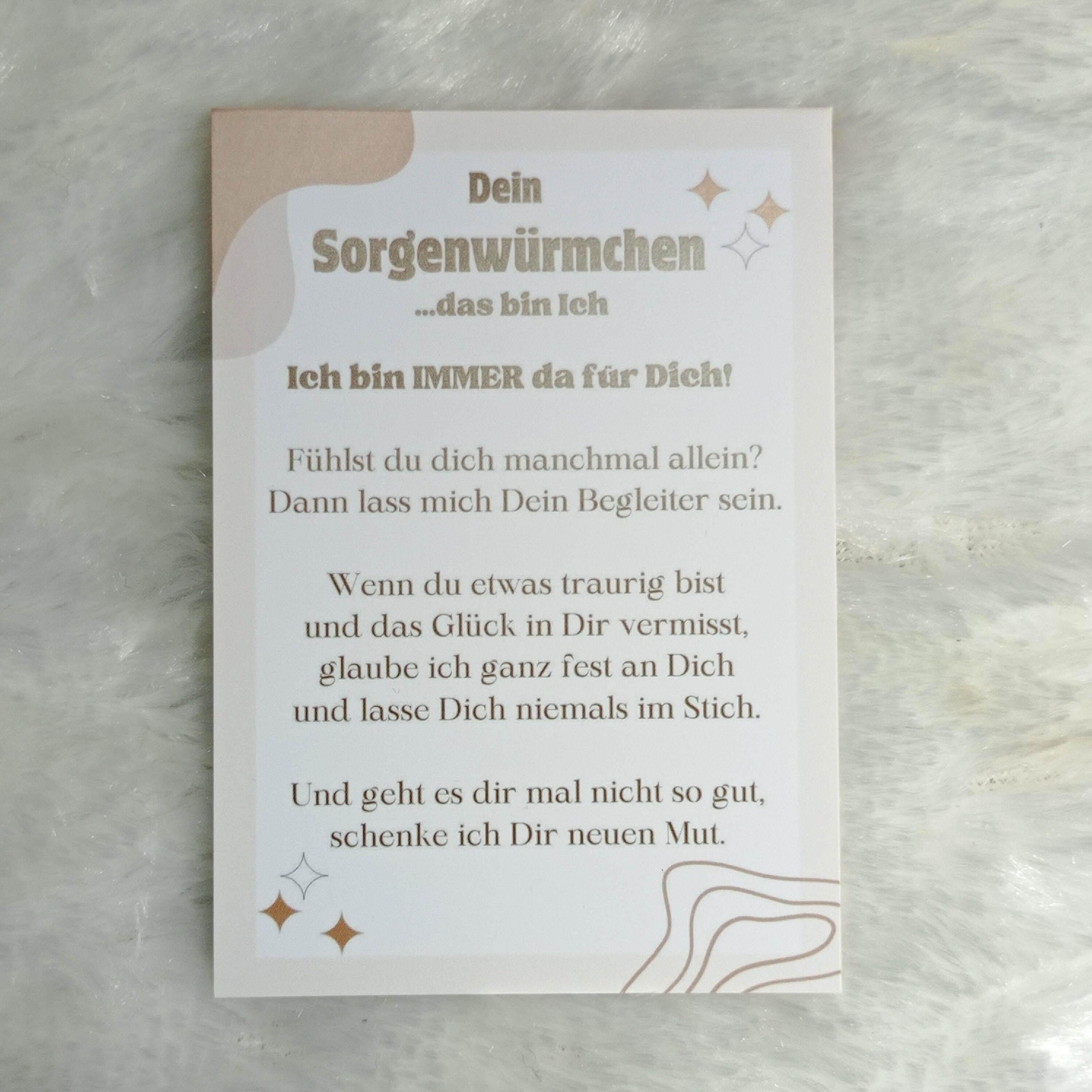 Spruch Kärtchen für Etsy.de