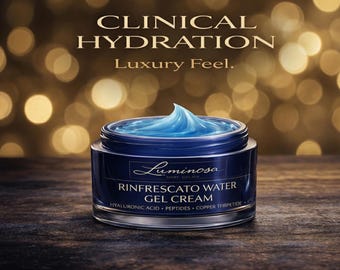 Peptide Gel Cream | GHK-CU, SNAP-8, Hyaluronic Acid | Hydrating Anti-Aging Skincare