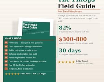 FinOps Field Guide for Small Business | Finance Ebook PDF | Budget, Cash Flow & Software Audit