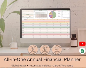 The Ultimate Currency-Smart Annual Budget Planner | Excel & Google Sheets Template | Multi-Currency Budget Tracker