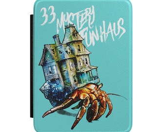 Funda para Kindle de Mystery Funhaus con diseño de cangrejo ermitaño / Funda impermeable de neopreno