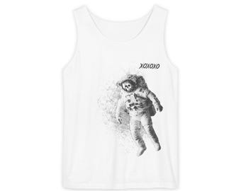 xoxoxo Tank Top | beunruhigtes Astronauten Design