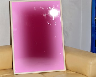 Maroon Pink Gradient Abstract Poster | Matte Vertical Poster