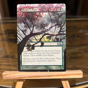 Ranger's Path – MTG Hand Painted Borderless Extension (Magic: the Gathering)