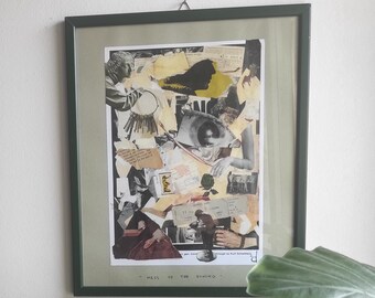 un caos della serata - collage analogico