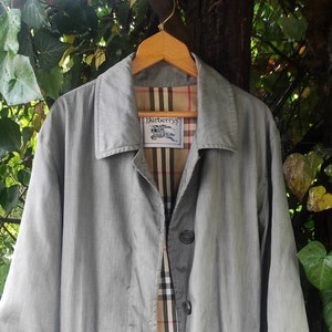 Burberry coat womens silver new arrivals