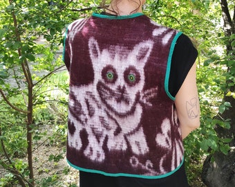 My Cat is Uglier than Yours - Blanket Vest// Ugly Cat Unique Unisex Vest