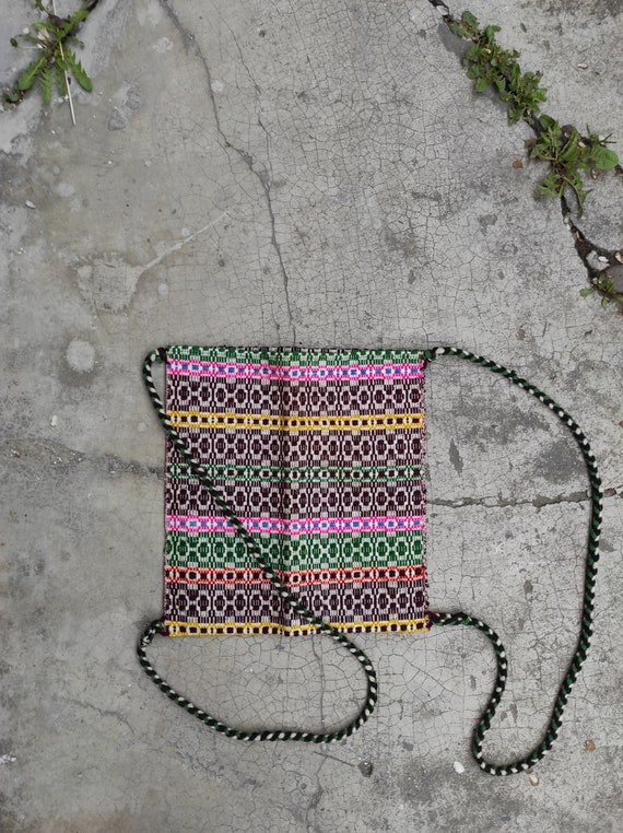 VNTG Handmade 70s Wool Backpack/Hippie Handcraft … - image 5