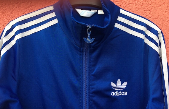 ladrón Sala Mes Adidas Vintage Adidas Track Jacket//Blue Retro Adidas Jacket - Etsy España