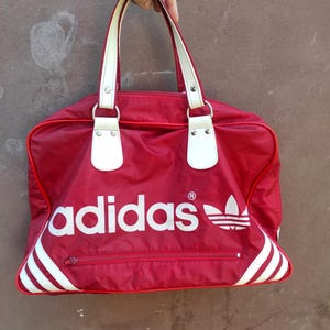 Vintage Adidas TravelBag - Red 70&#39;s Adidas Sport Bag