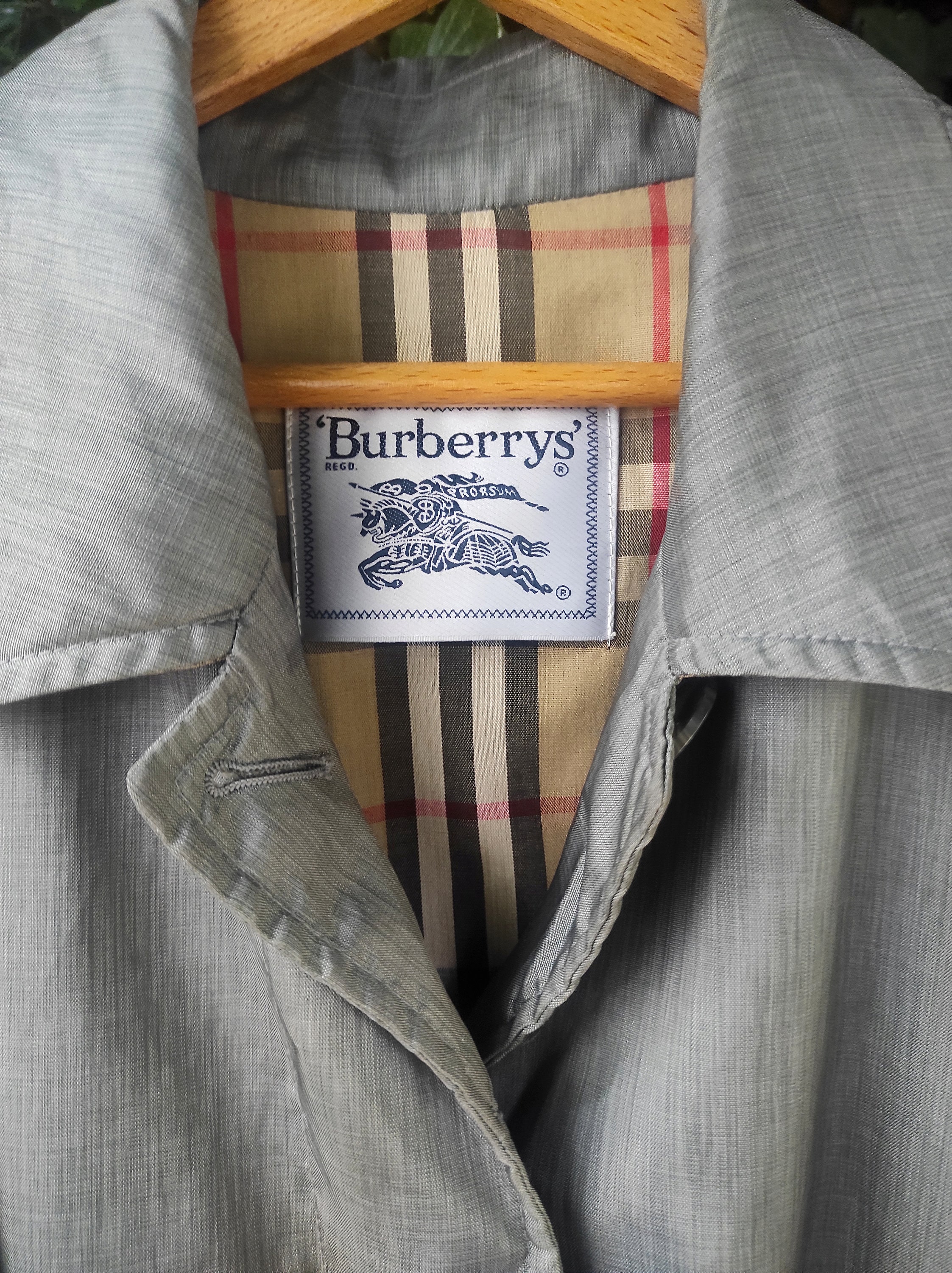 Burberry 80s Trench - Etsy Burberry 80s Trench - Etsy