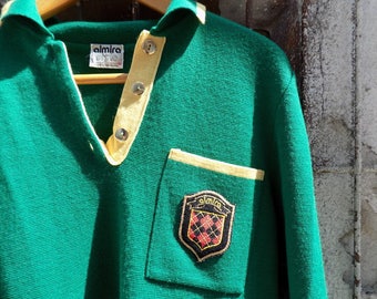 Almira - VNTG Green Sweatshirt, Yugoslavia 80s Sweater