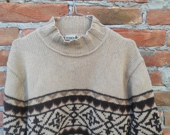 Yessica - C&A Vintage Turtleneck Winter Sweater XL