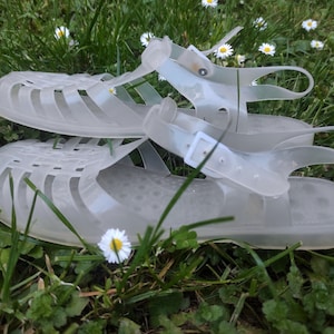Transparante retro Jelly-sandalen EU 41