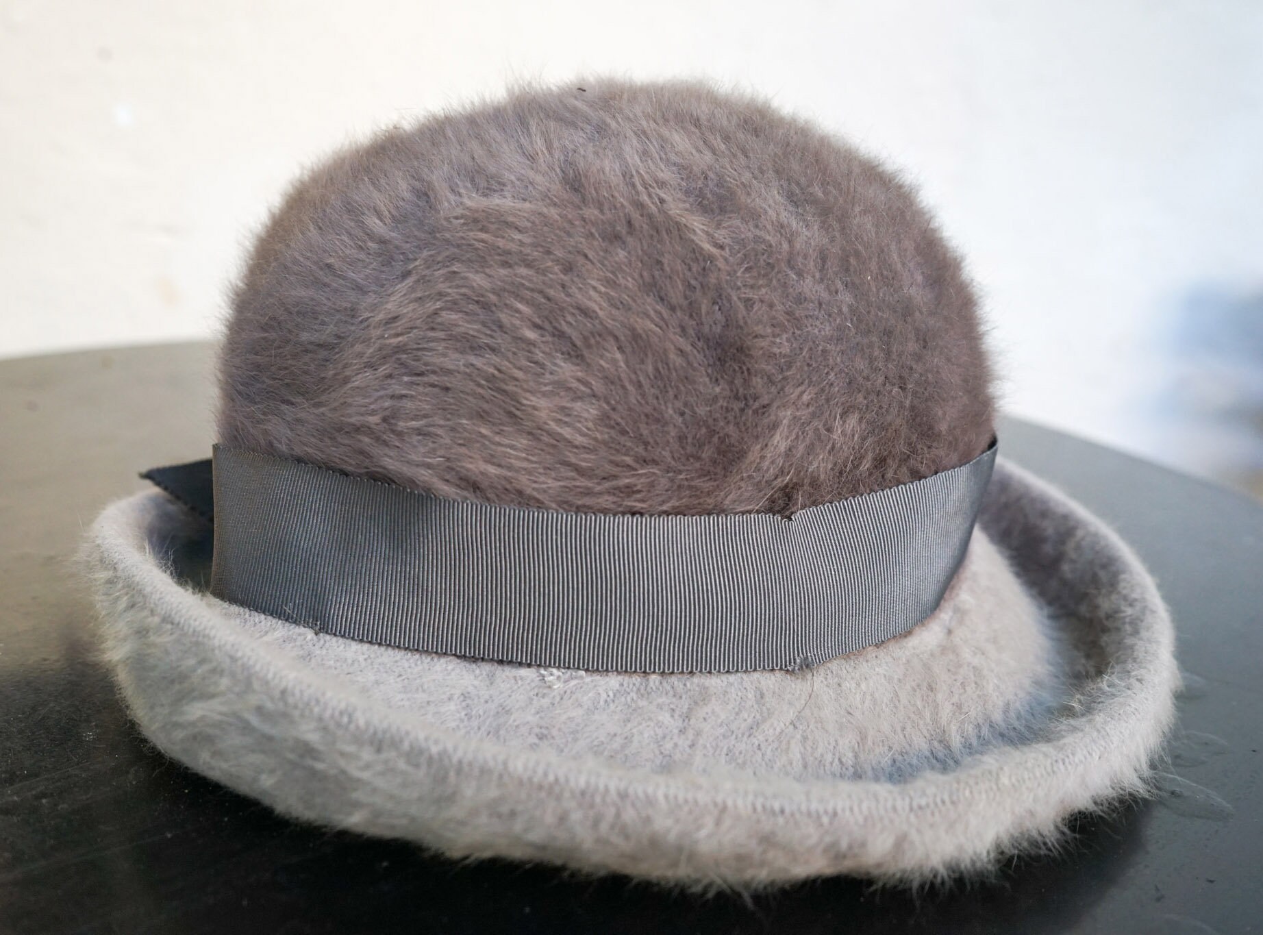 Kangol Vintage Lady's Gray Fur Hat | Etsy