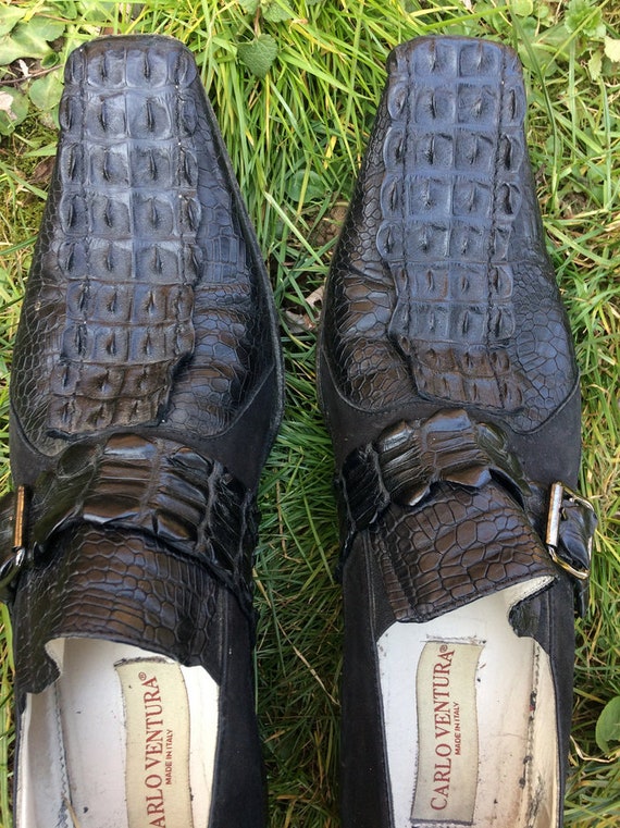 Dandy Black Leather Men's Shoes - Carlo Ventura Hand Made
