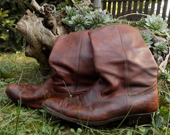 Vintage Handgemachte Cowboy Stiefel EU 45