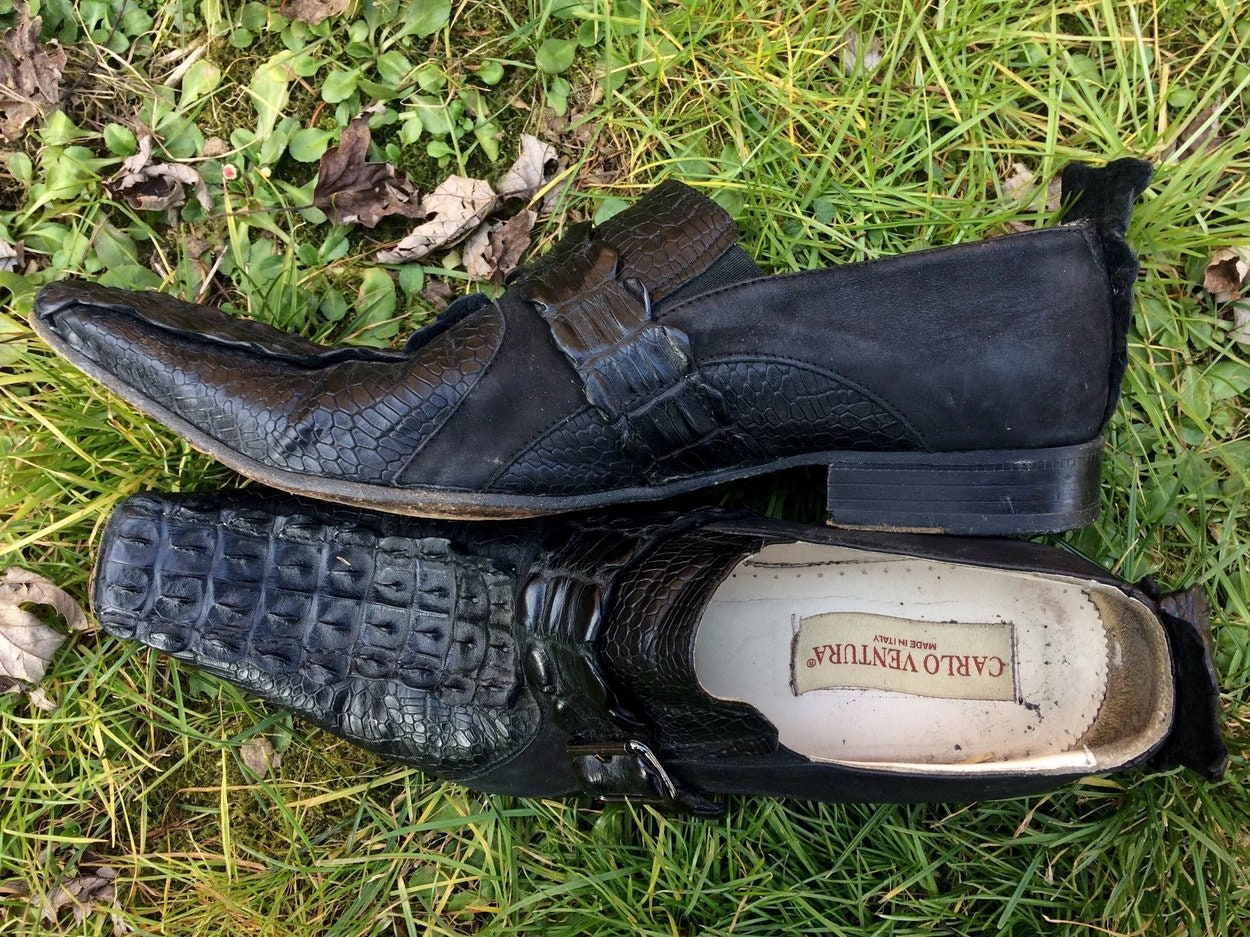 CARLO VENTURA 革靴 茶 イタリア製 本革 Dandy Black Leather Men's Shoes - Carlo Ventura Hand Made
