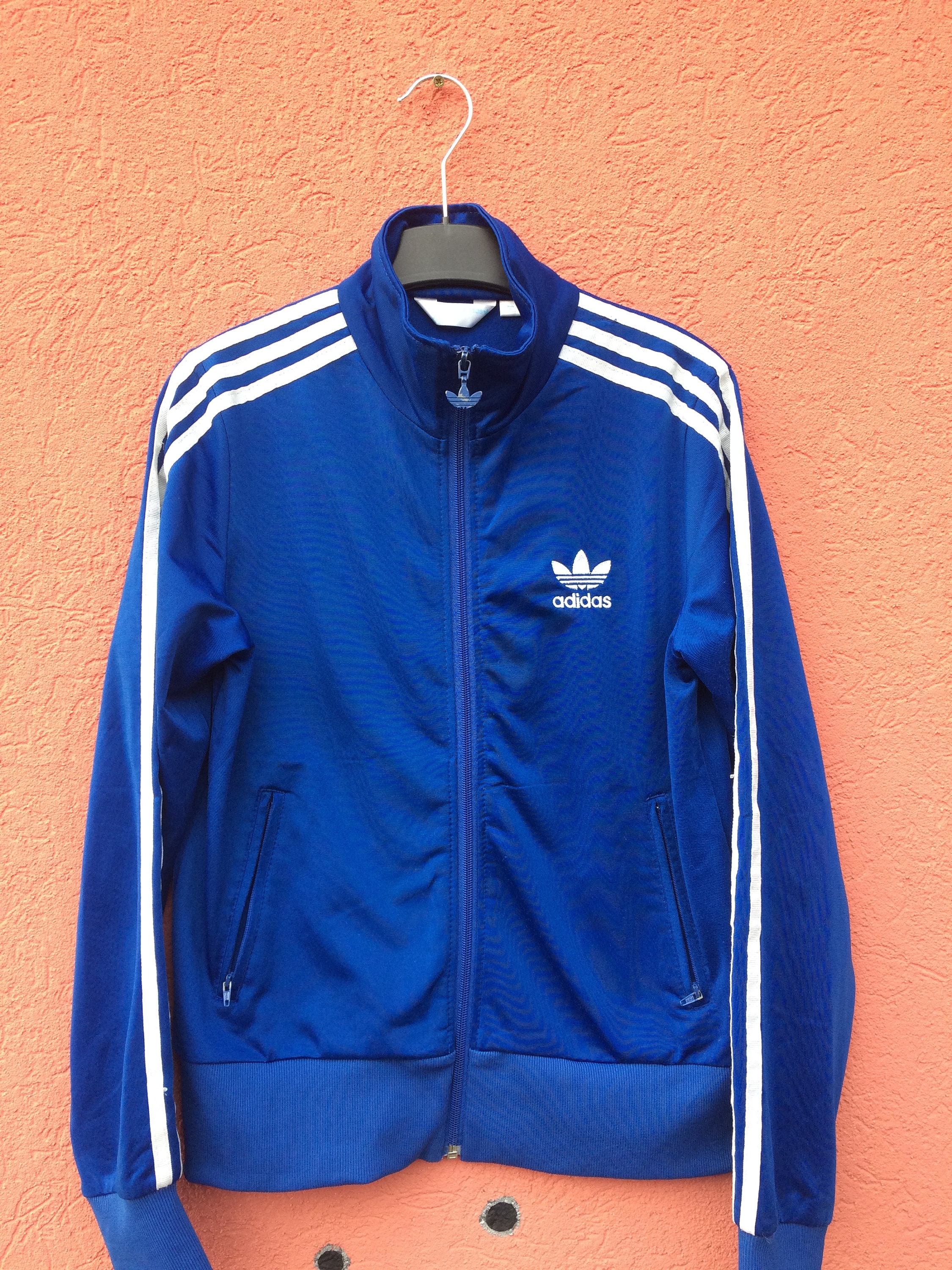 Adidas Vintage Adidas Track Jacket//blue Retro Adidas - Etsy Sweden