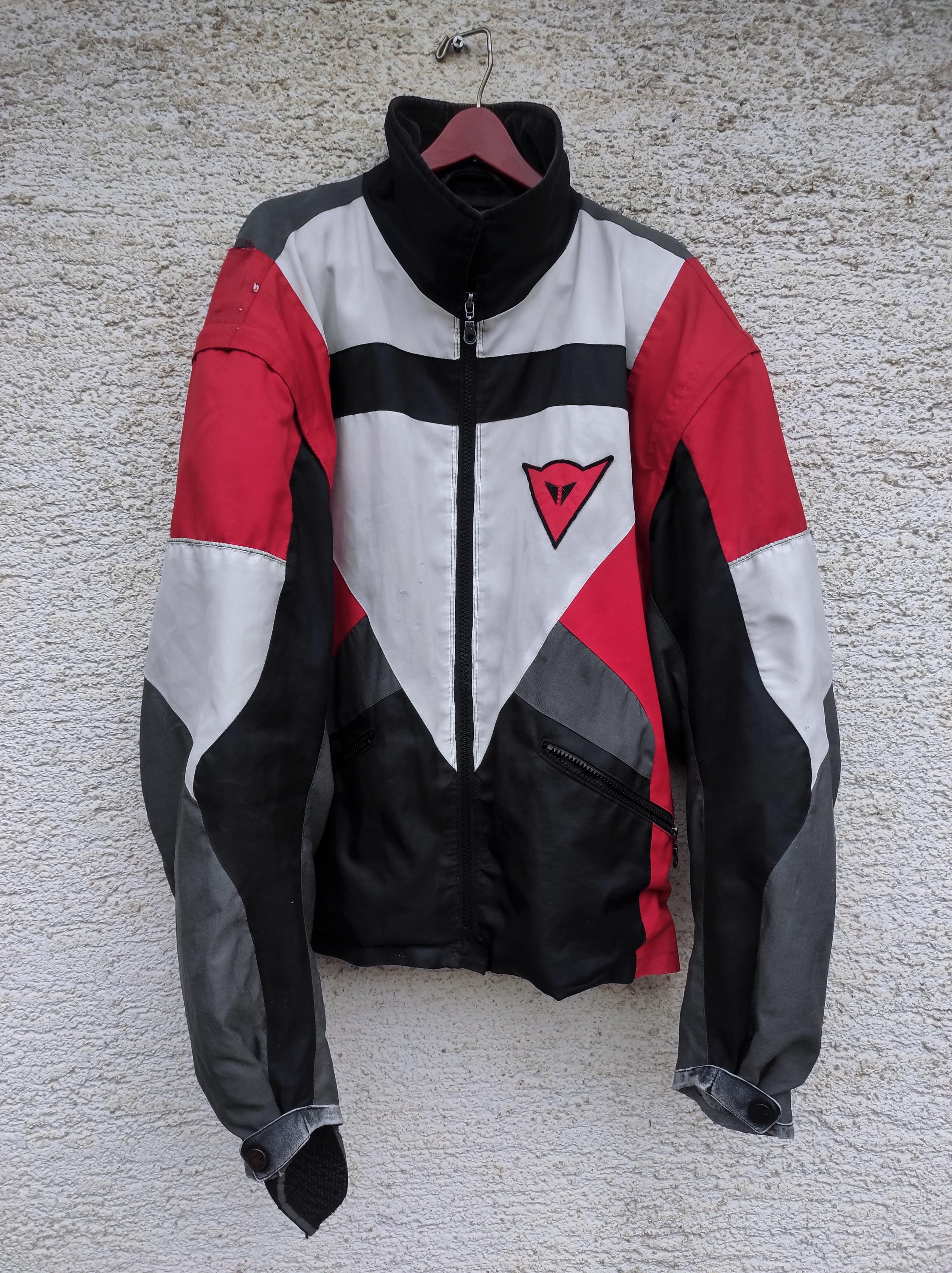 90s Vintage Dainese Moto Jacket: Red Devil Nylon Windbreaker - Etsy