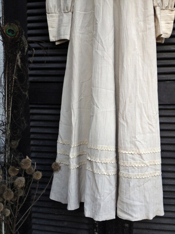Vintage Wedding dress/Ivory VNTG Dress/Romantic B… - image 3