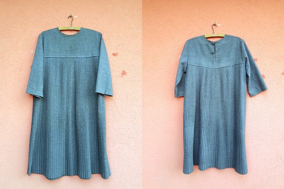 Gray Day - Vintage Winter Dress//Minimalistic Fash