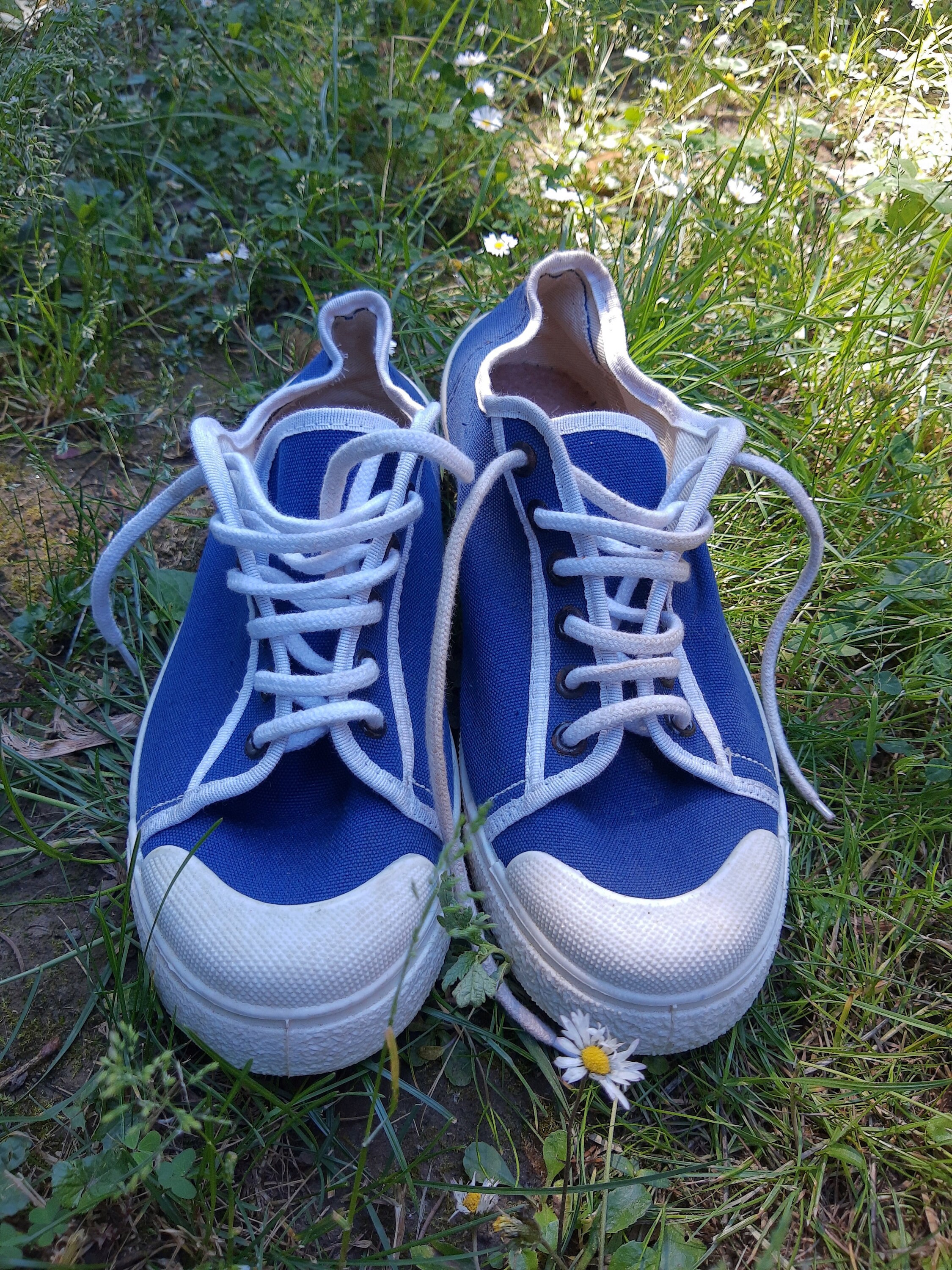 RETRO Navy Canvas Sneakers//70s Canvas Sneakers//70s Etsy