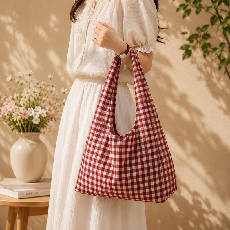 Slouchy Hobo Bag Sewing Pattern PDF | Reversible Shoulder Tote Bag ...