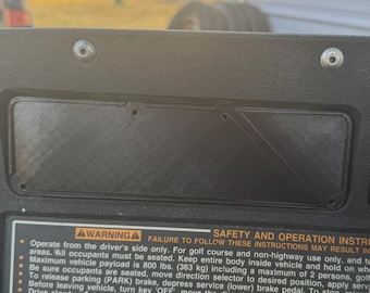 EZGO TXT Ball Holder Coverplate (1996-2013)