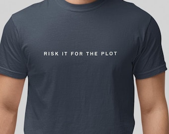 Riskera det för handlingen T-shirt | Modern citat T-shirt | Comfort Colors Unisex
