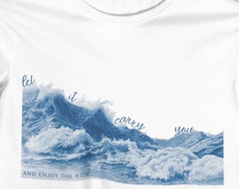 Låt det bära dig och njut av resan T-shirt | Motiverande citat T-shirt