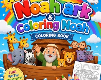 Die Arche Noah & Ausmalen von Noah
