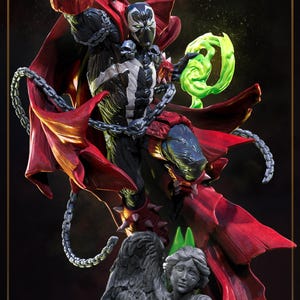 Spawn - STL Figure: Resin Printing Model (Digital Download)