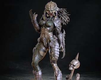 Anime-Mädchenfigur (STL-Datei) | Fantasy-Heldin (3D-Druck) | Detaillierter Resin-Bausatz | Digitaler Download