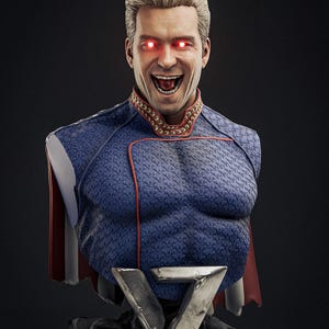 Homelander From The Boys -STL Figure: Resin Printing Model (Digital Download)