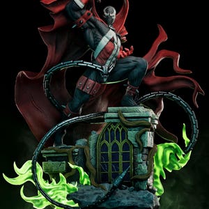 Spawn - Figura STL: Modelo para impresión en resina (Descarga digital)