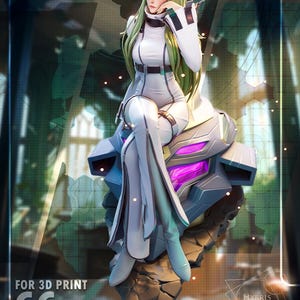 CC From Code Geass - STL Figure: Resin Printing Model (Digital Download)