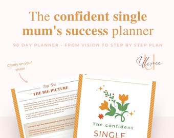 Single Mum Success Planner – Family Life Vision Workbook (Digital Download)