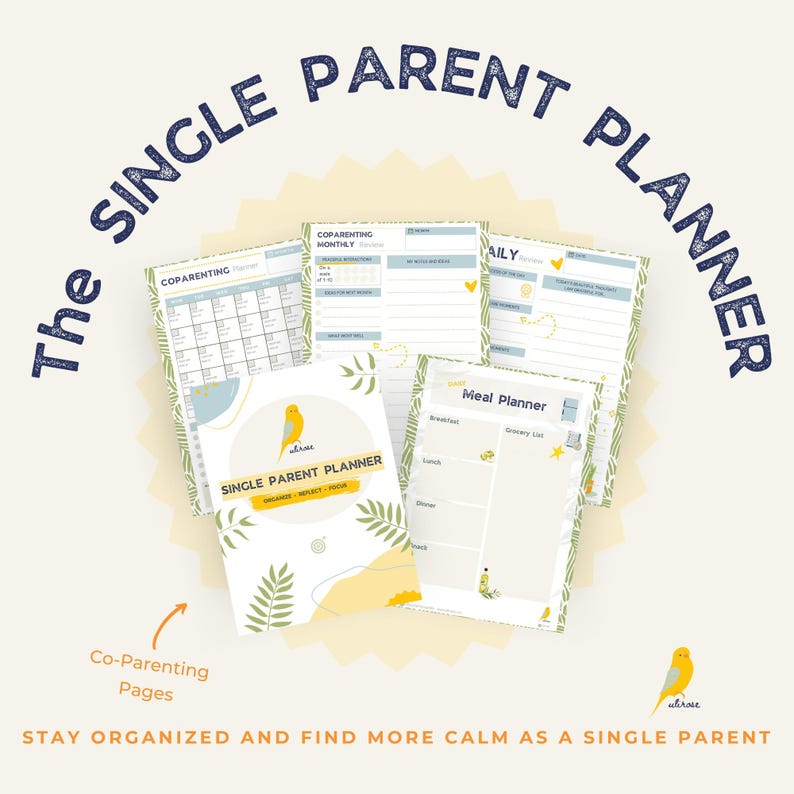 Single Parent Life Planner | Printable Organizer (PDF) image 3