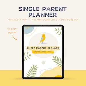 Single Parent Life Planner | Printable Organizer (PDF) image 2
