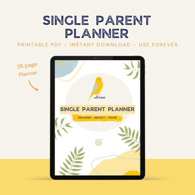 Single Parent Life Planner | Printable Organizer (PDF) image 2
