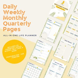 Single Parent Life Planner | Printable Organizer (PDF) image 7