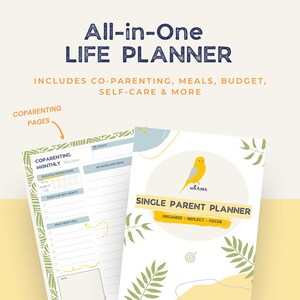 Single Parent Life Planner | Printable Organizer (PDF) image 4