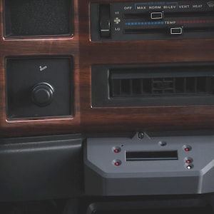 Jeep Cherokee XJ and Comanche MJ Ash Tray Renix Engine Management (REM) Replacement Panel - Seamless Look, Easy Install - No Drilling!