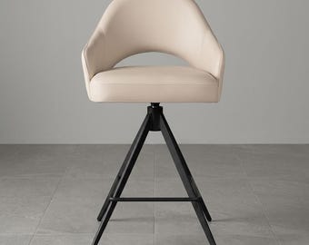 Swivel Upholstered Bar Stool – Mayfair by MEK Design