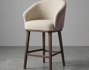 Upholstered Bar Stool – Contemporary Milano Supreme by MEK Design