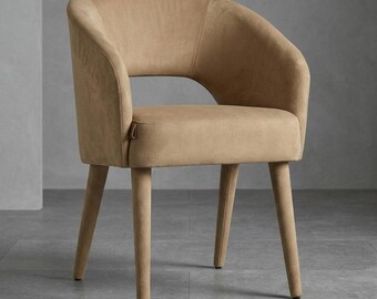 Kensington Upholstered Dining Chair – Fully Upholstered Legs, Modern British Design