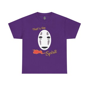 T-shirt med Spirited Away-inspiration från Studio Ghibli | Anime-tröja Purple